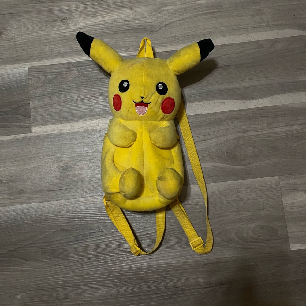 Pikachu Plush Backpack